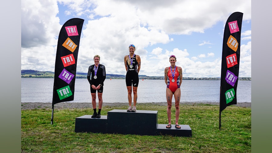 Gwen Jorgensen launches comeback season with bronze in Taupo