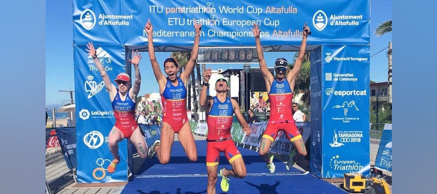 Spanish Paratriathletes shine in Altafulla sun
