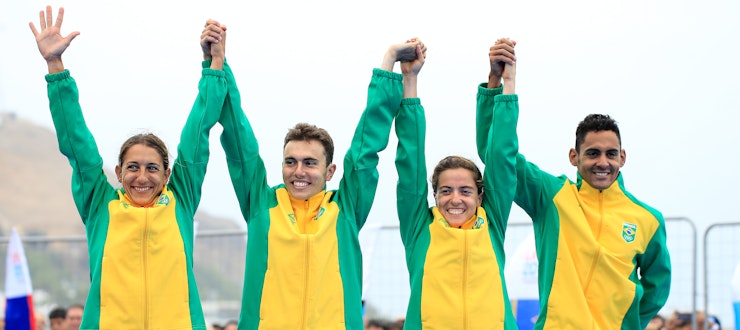 Brazil delivers mixed relay gold in the Pan American Games