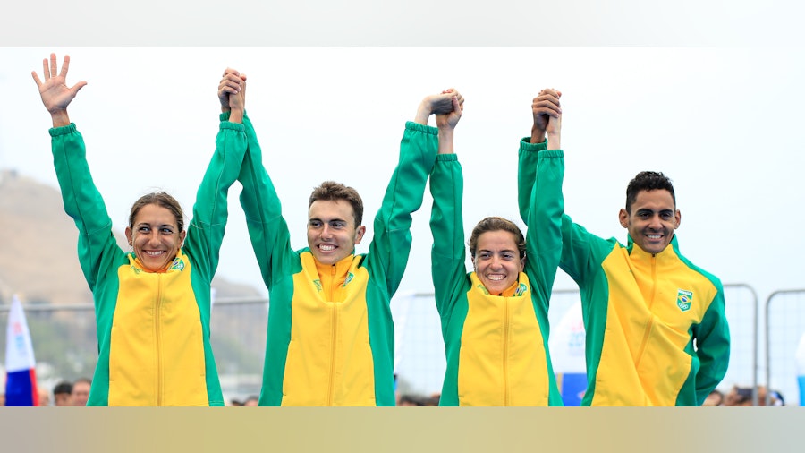 Brazil delivers mixed relay gold in the Pan American Games