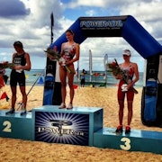 Daniel Unger and Lauren Campbell back on top of the podium in Bridgetown