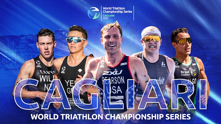 Pearson wears the one on huge final day of Olympic Triathlon Qualification at WTCS Cagliari