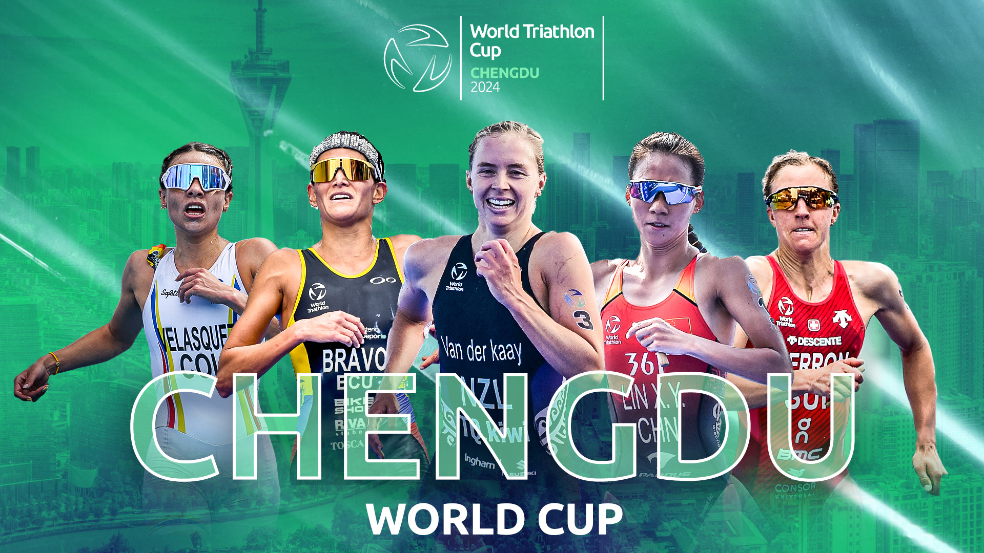 विश्व ट्रायथलॉन-विश्व कप चेंगदूमे शुरू होइत अछ