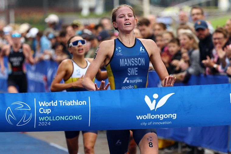 Tilda Mansson delivers a powerful run to claim gold at the Wollongong Cup